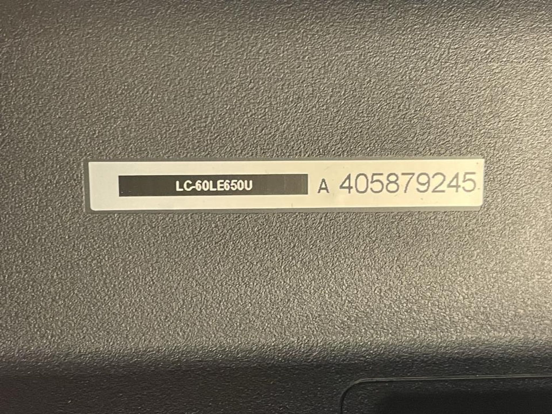 Sharp Aquos 60" LED TV & Ergotron Neo-Flex VHD Mobile - Image 2 of 6