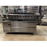 Vulcan 62" Charbroiler & Chef Base Refrigerator