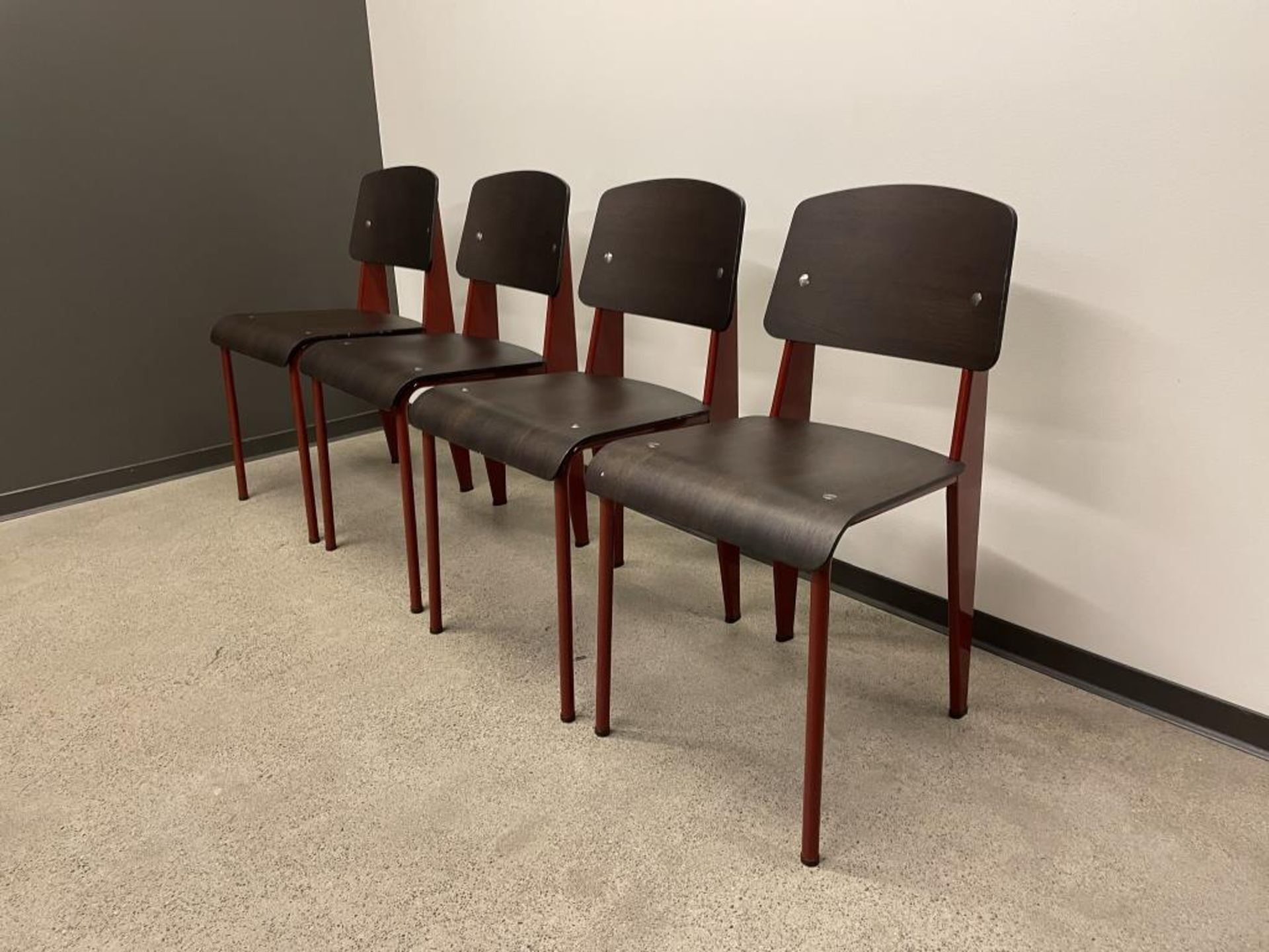 (4) Vitra Prouve Standard Chair - Image 6 of 11