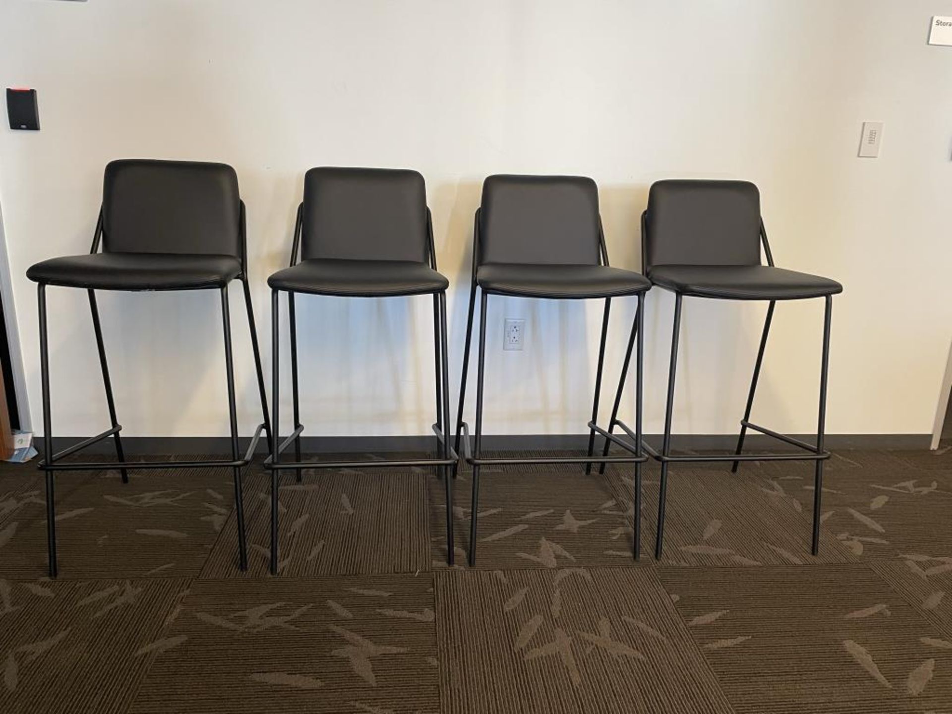 (4) M.A.D Sling Bar Stool, Black - Image 6 of 7