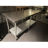 S.S Table 72"L x 24"D