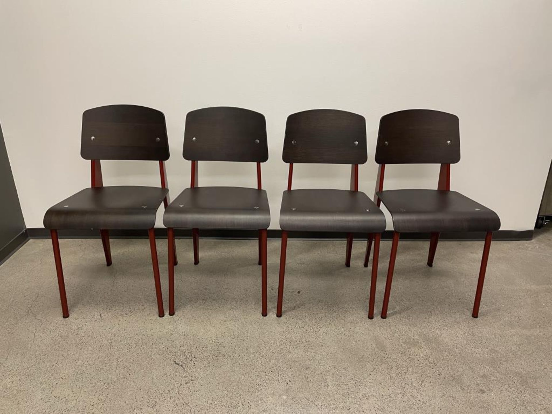 (4) Vitra Prouve Standard Chair - Image 5 of 10