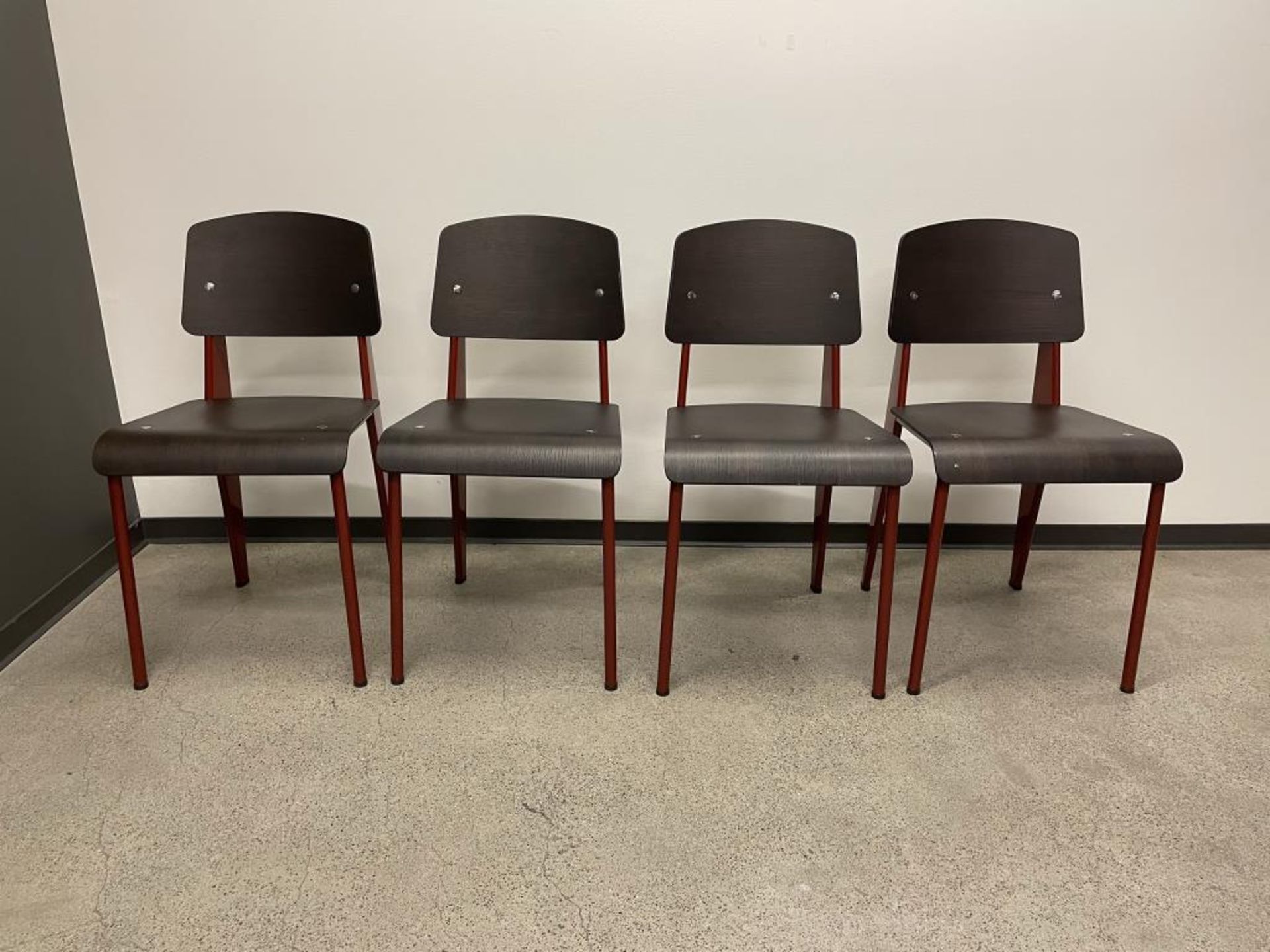 (4) Vitra Prouve Standard Chair - Image 5 of 11