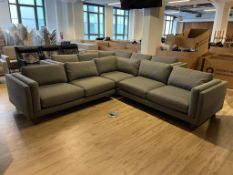 Room & Board 3pc (L) Sectional Dark Grey Couch 112"x112"