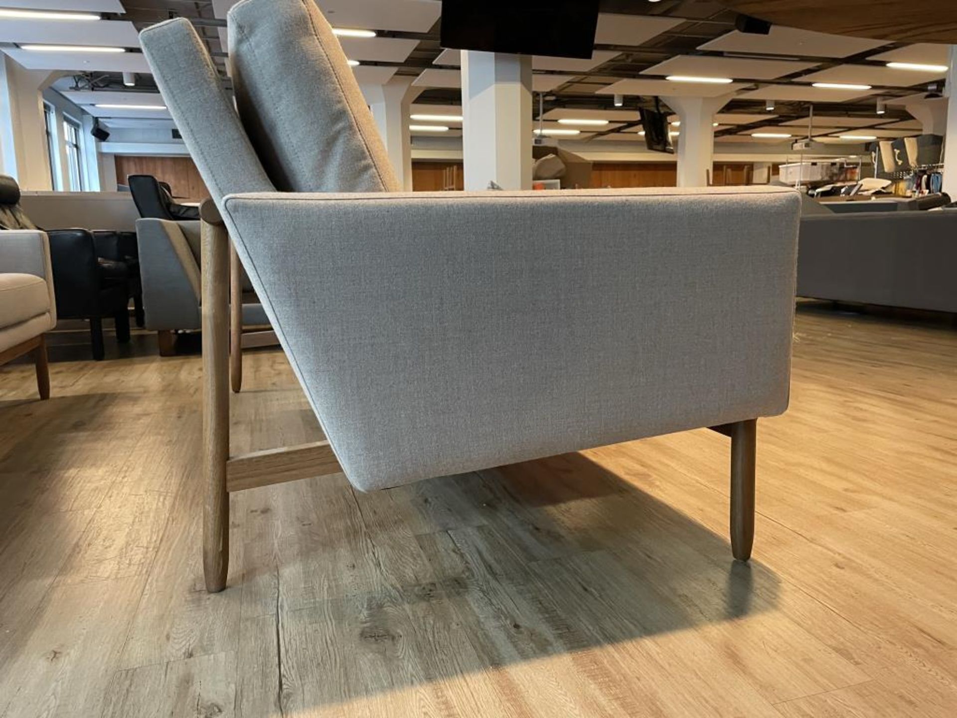 DWR Raleigh Sofa, Walnut Frame - Image 4 of 6