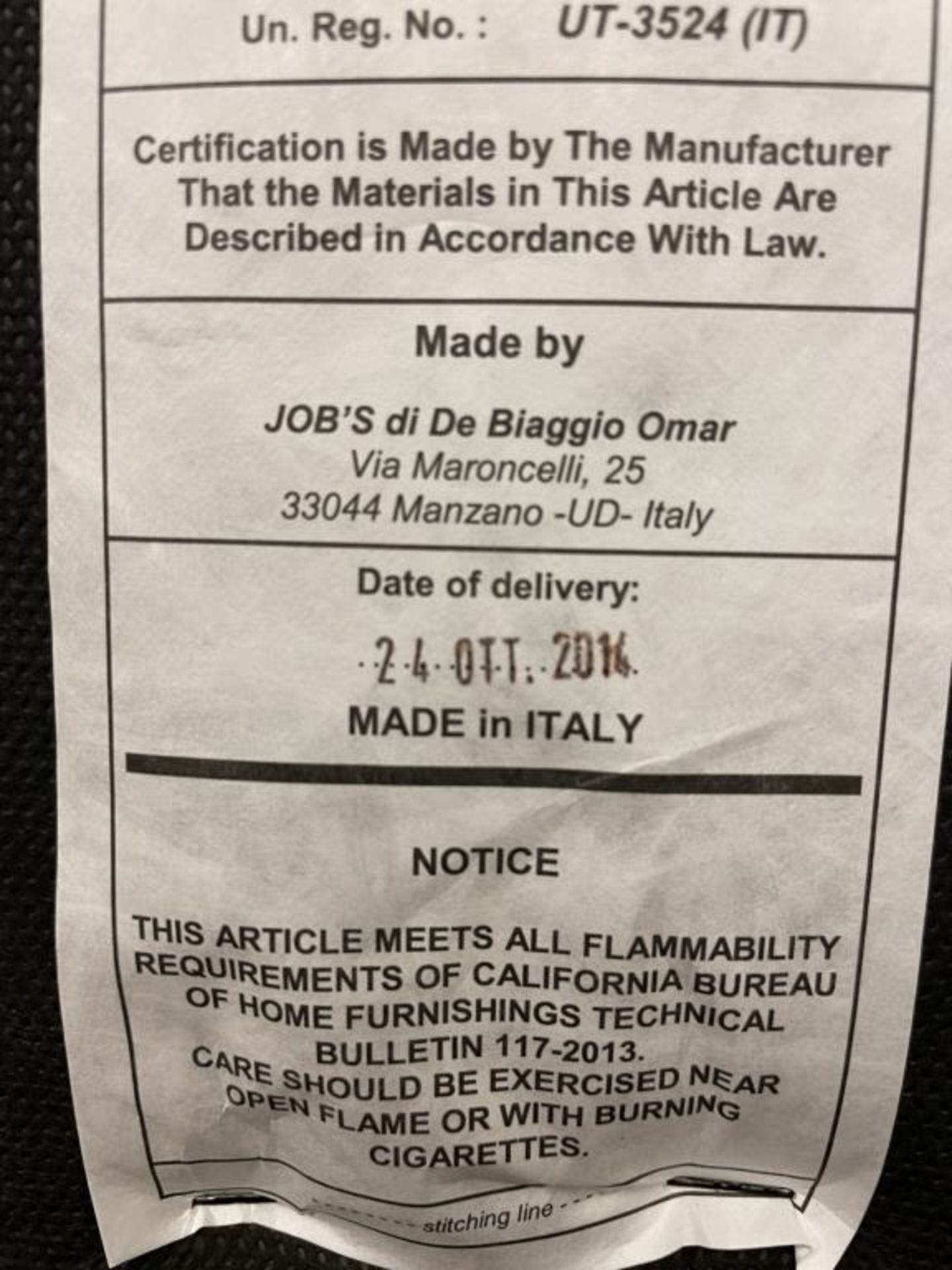 (12) JOB's Bacco Chair - Image 3 of 9