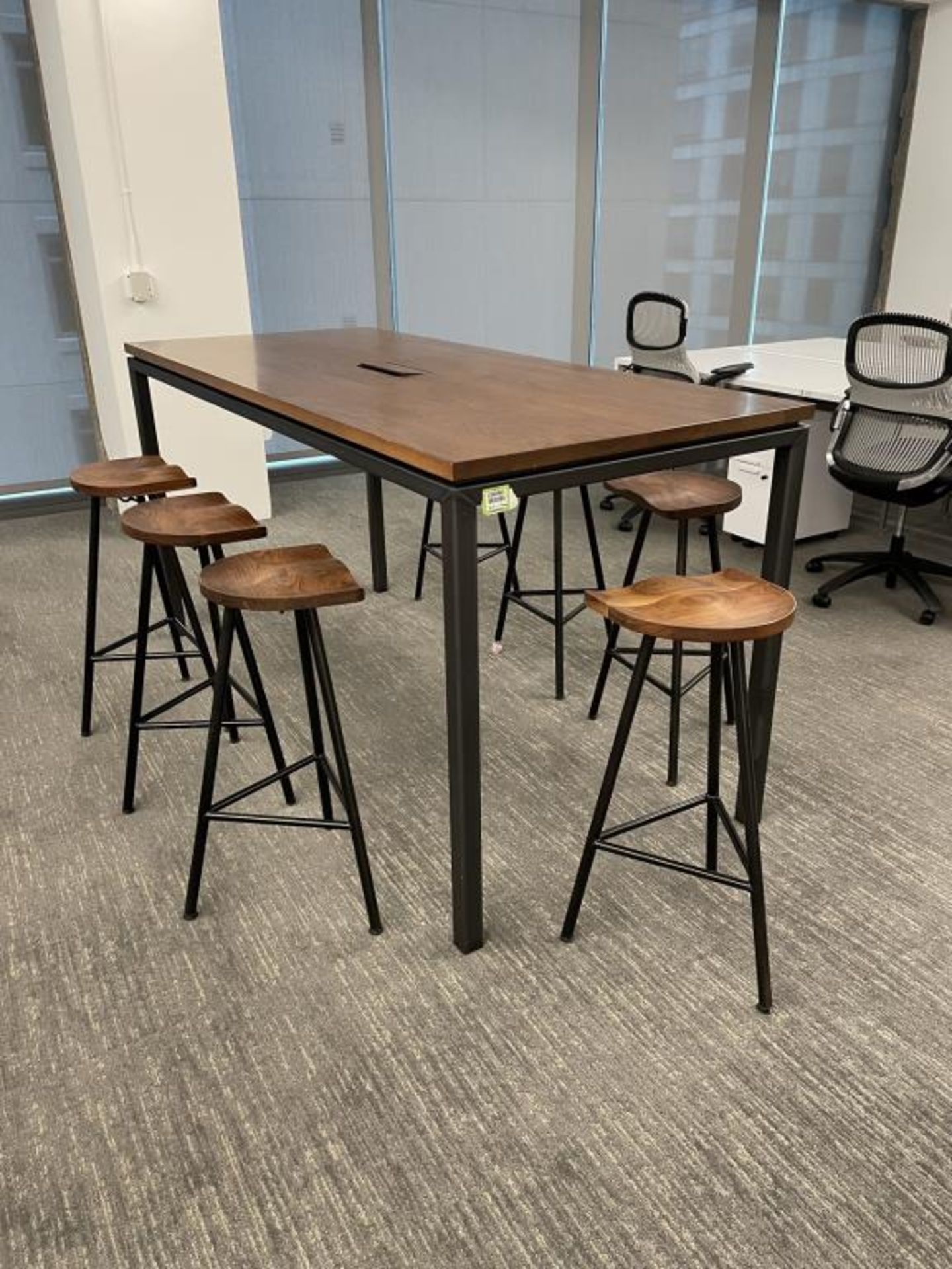MASH Studios High top Table with (7) Stools