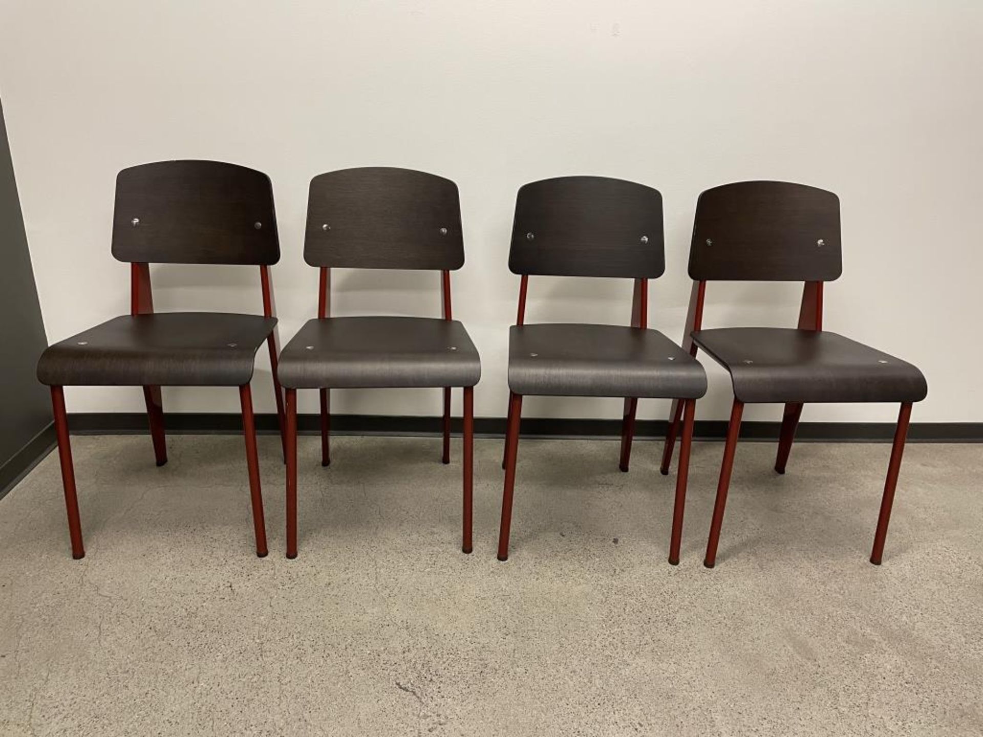 (4) Vitra Prouve Standard Chair - Image 5 of 10