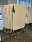 (8qty) Mobile Magnetic Dry Erase Room Divider White Boards