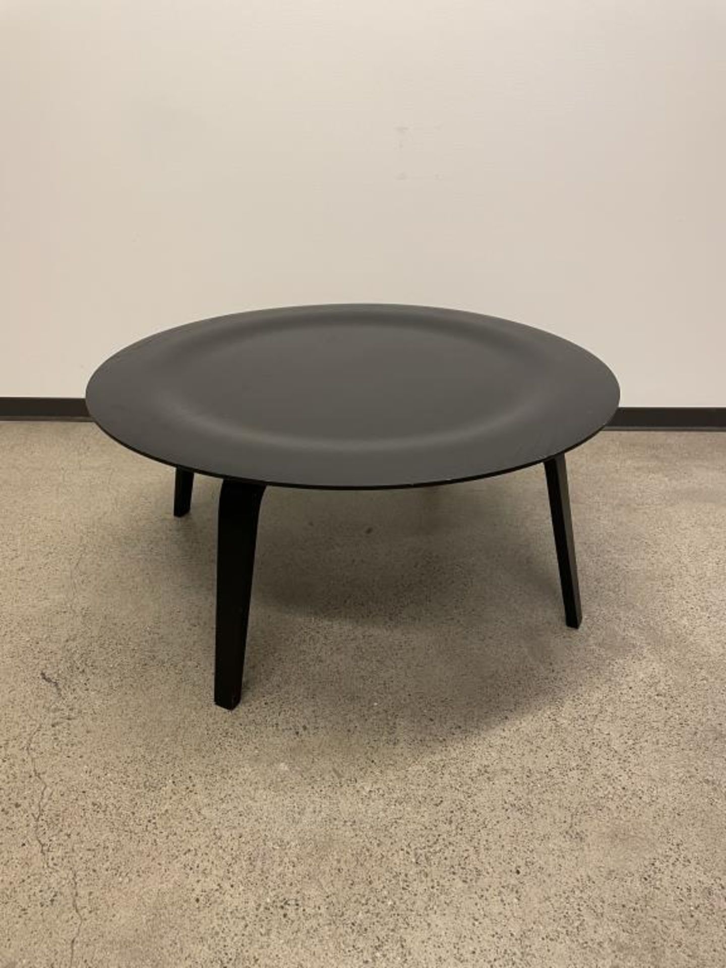 Eames Molded Plywood Coffee Table, Ebony
