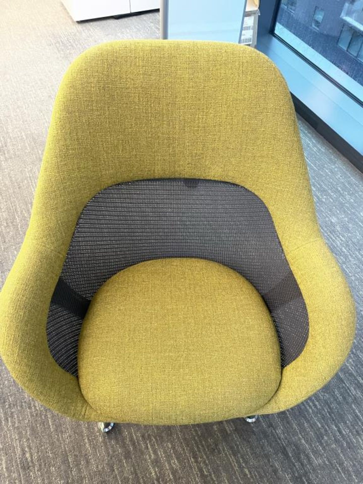 Coalesse Lowback Lounge Chair Yellow - Image 4 of 6