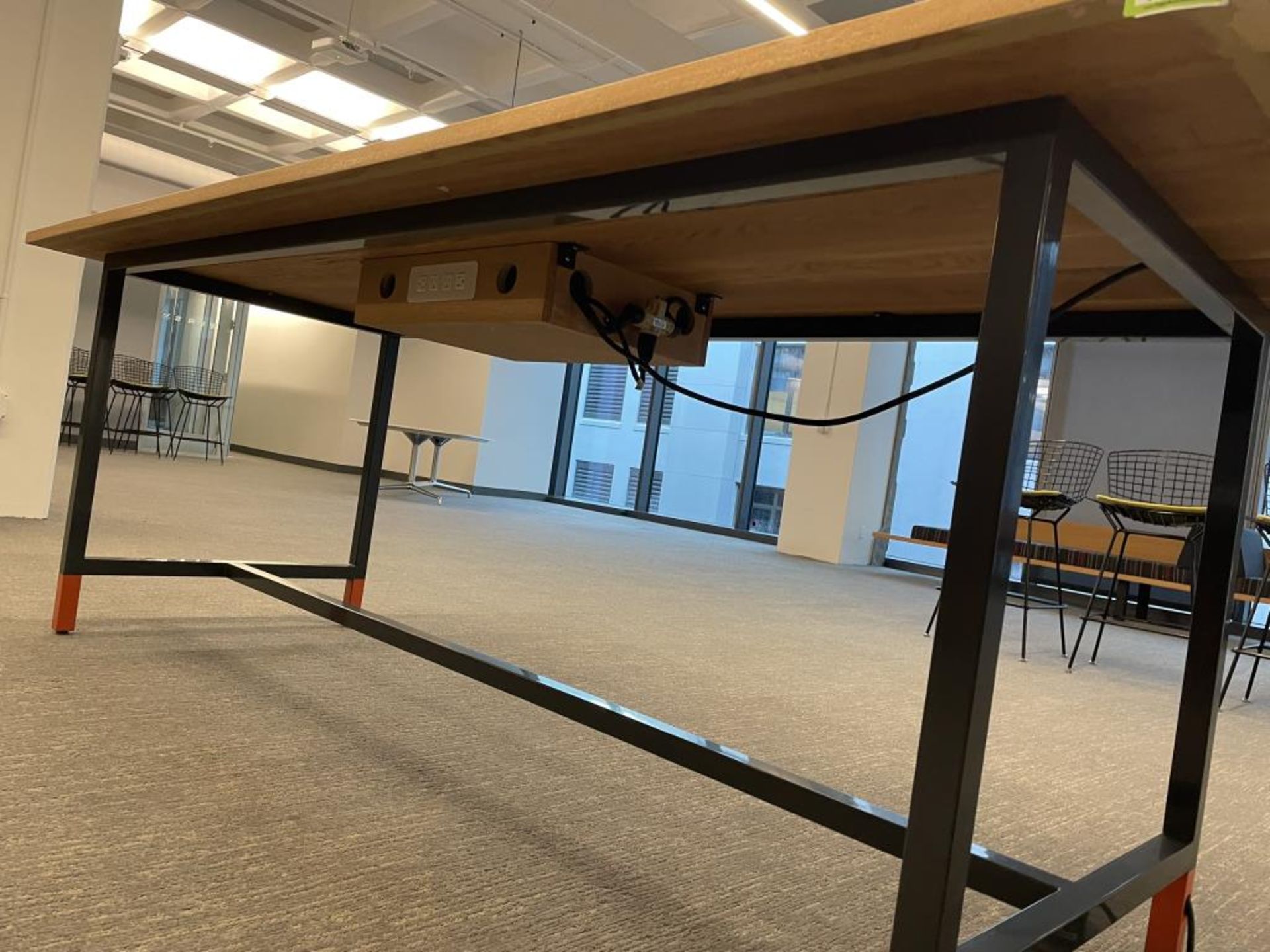 (2qty) OHIO Design Table 98"x40"x36" - Image 3 of 9