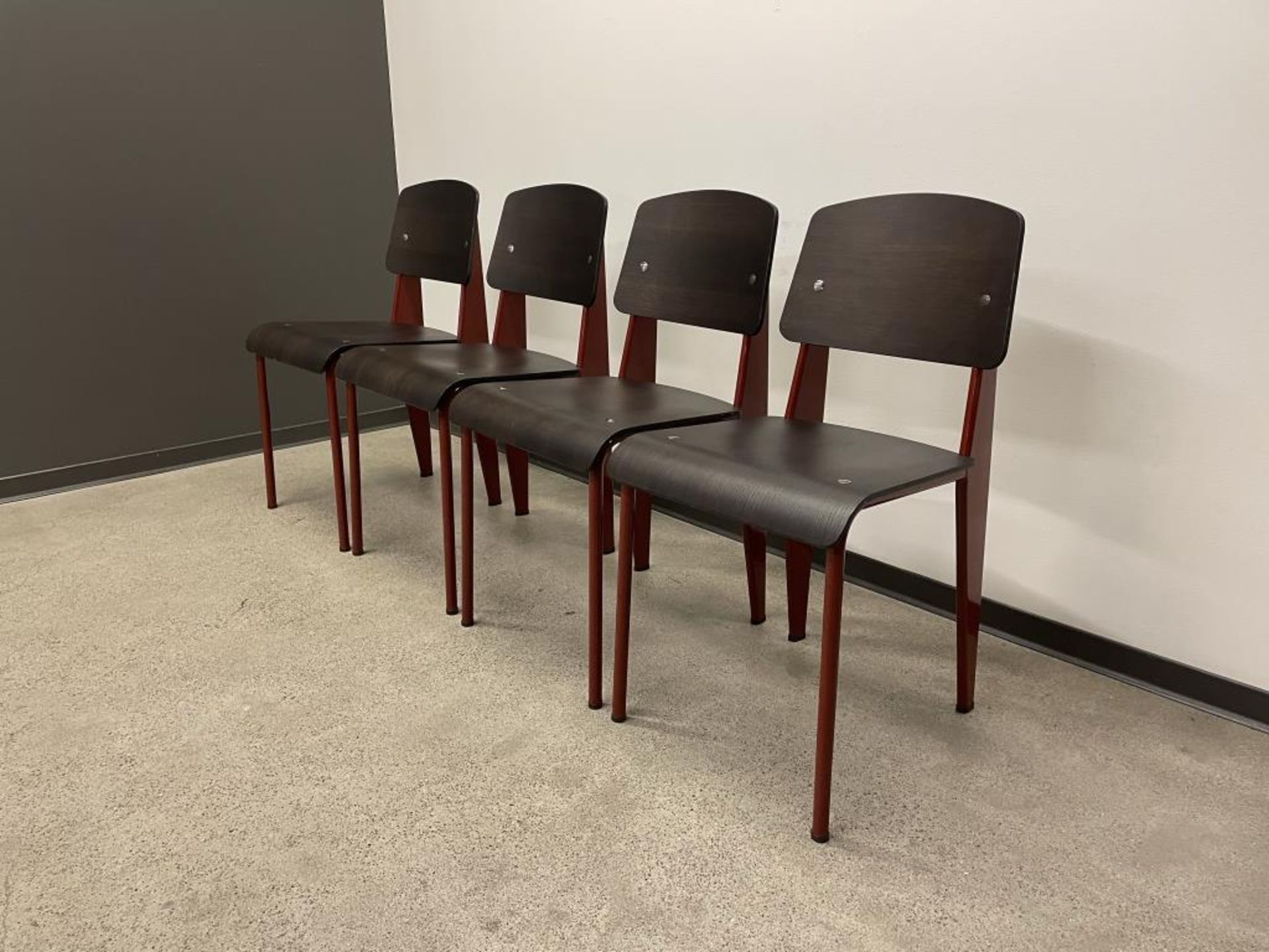 (4) Vitra Prouve Standard Chair - Image 6 of 10