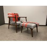 Moooi Zio Lounge Chair w/ Ottoman