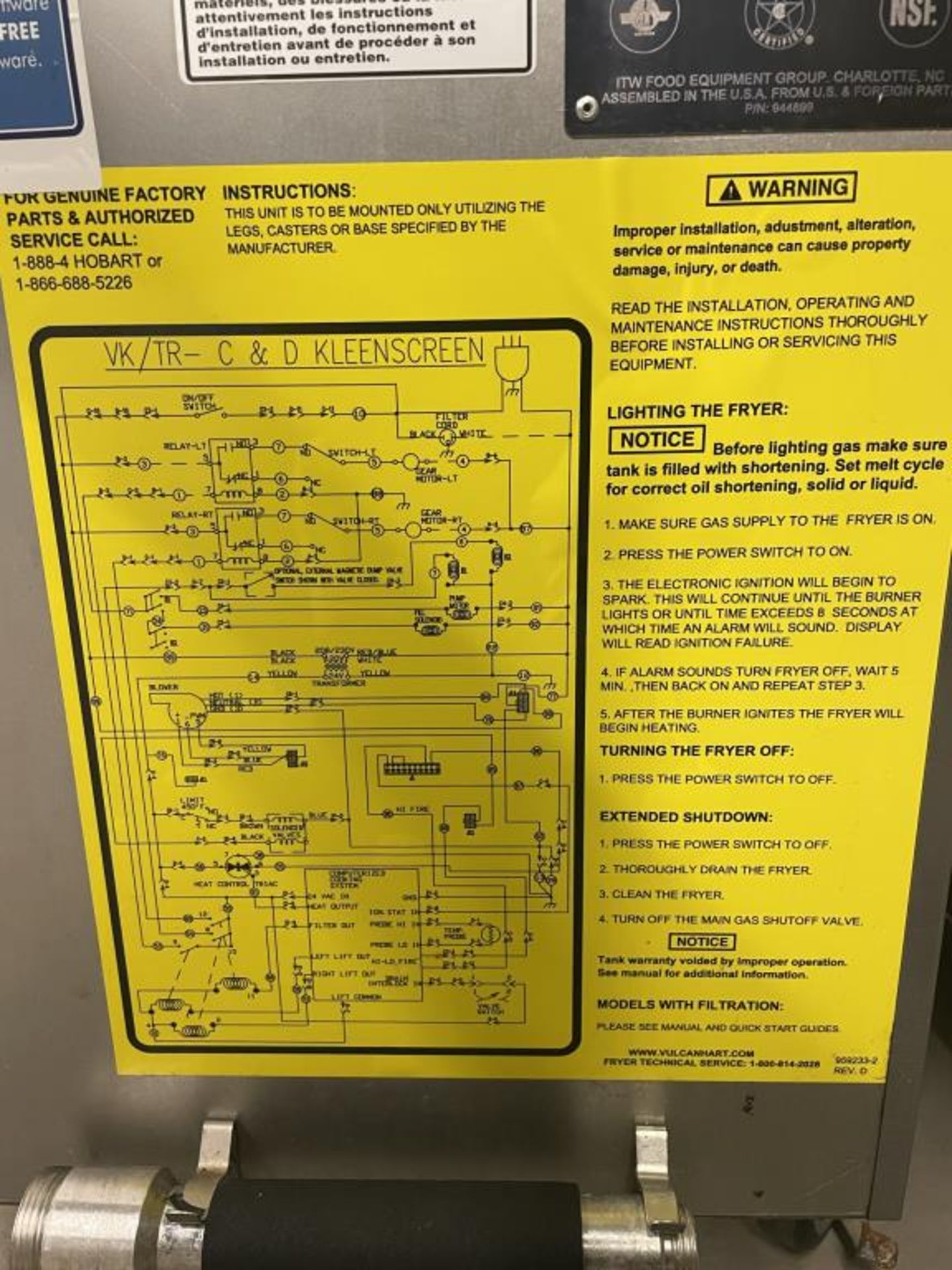 Vulcan PowerFry 2TR45CF-1 Fryer - Image 4 of 7