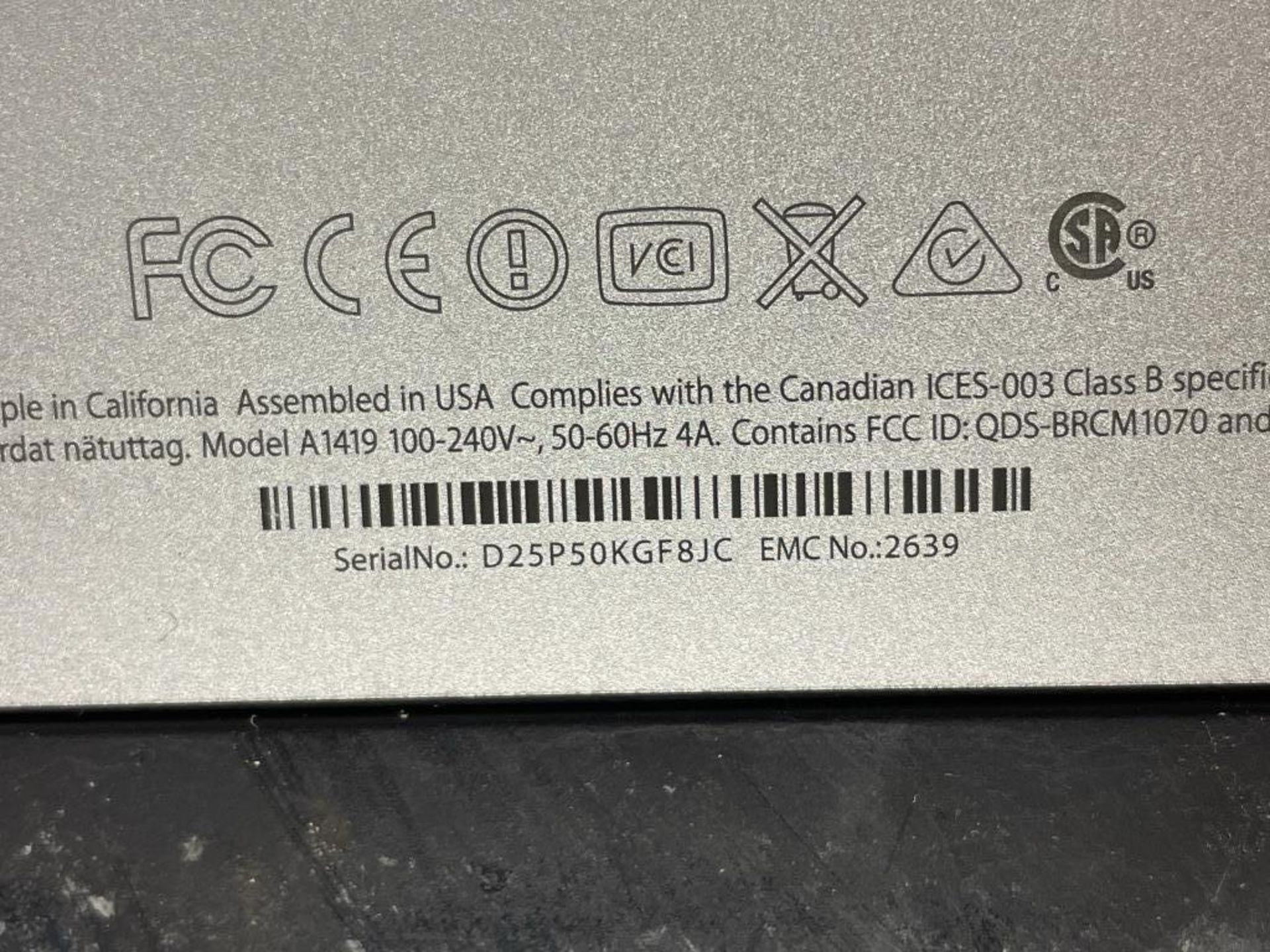 Apple 27" iMac - Image 4 of 4