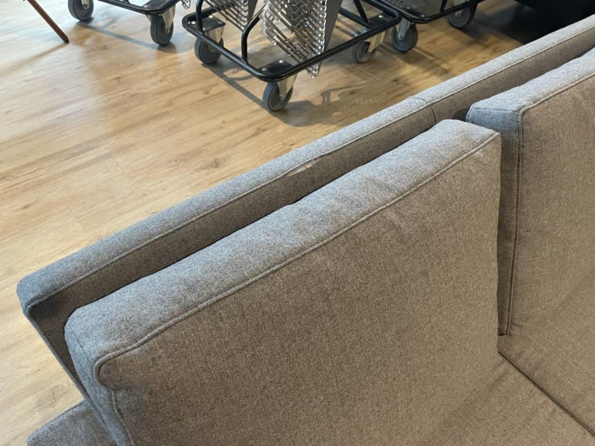 DWR Raleigh Sofa, Walnut Frame - Image 4 of 6