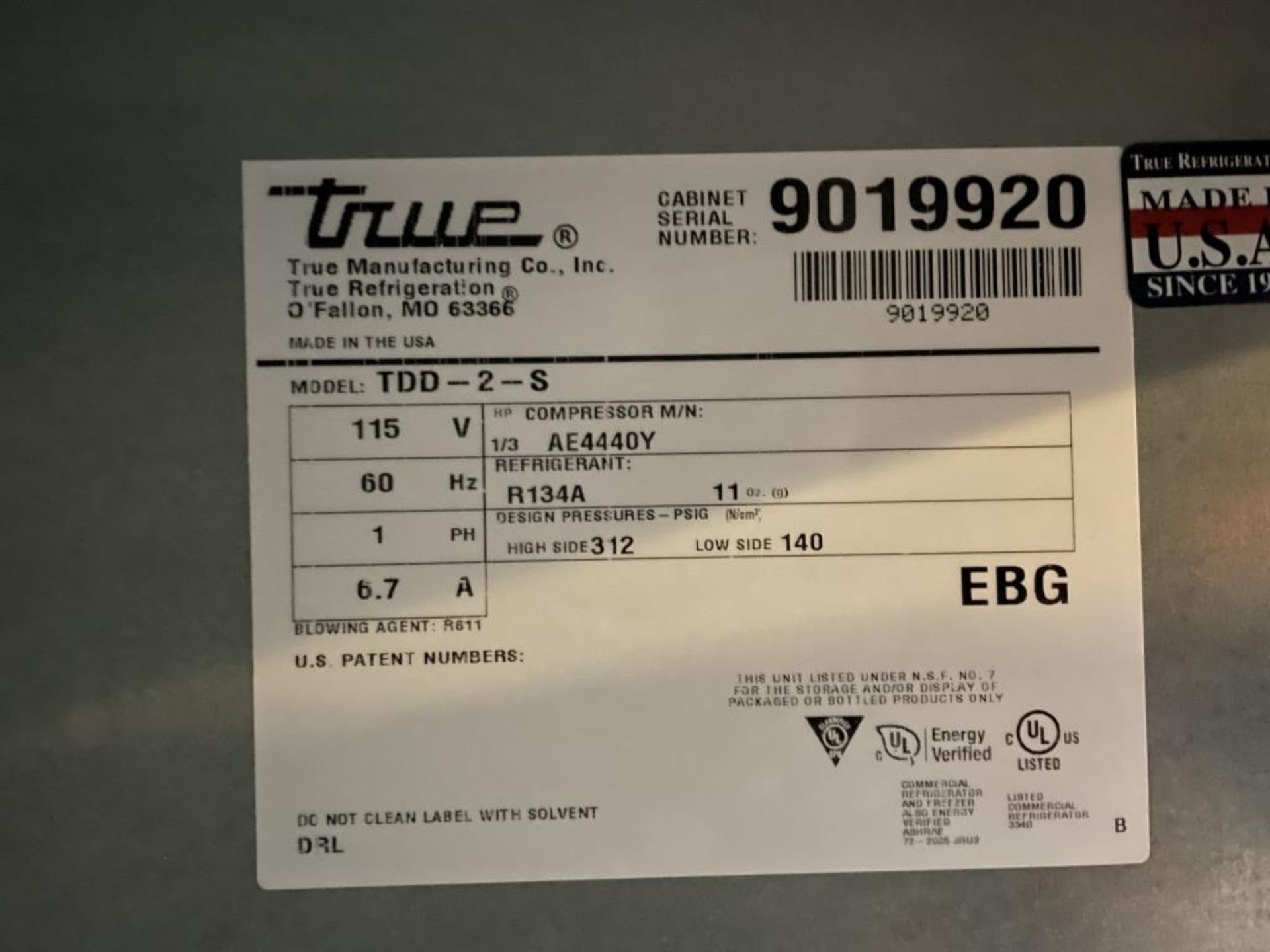 True TDD-2-S-HC 59" Kegerator - Image 5 of 9