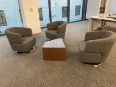 (3qty) Jason Furniture Swivel Chairs