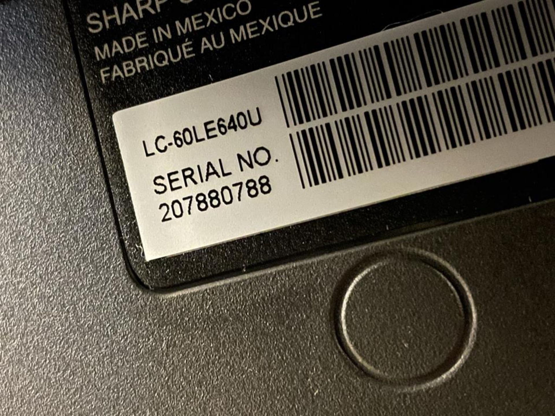 Sharp Aquos 60" LED TV & Ergotron Neo-Flex VHD Mobile - Image 2 of 6