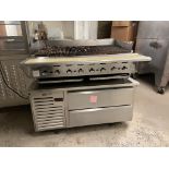 Vulcan 47" Charbroiler & Chef Base Refrigerator