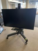 Samsung 65" Display & Ergotron Neo-Flex VHD Mobile Media Center