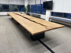 Custom Wood Conference Table 282"L