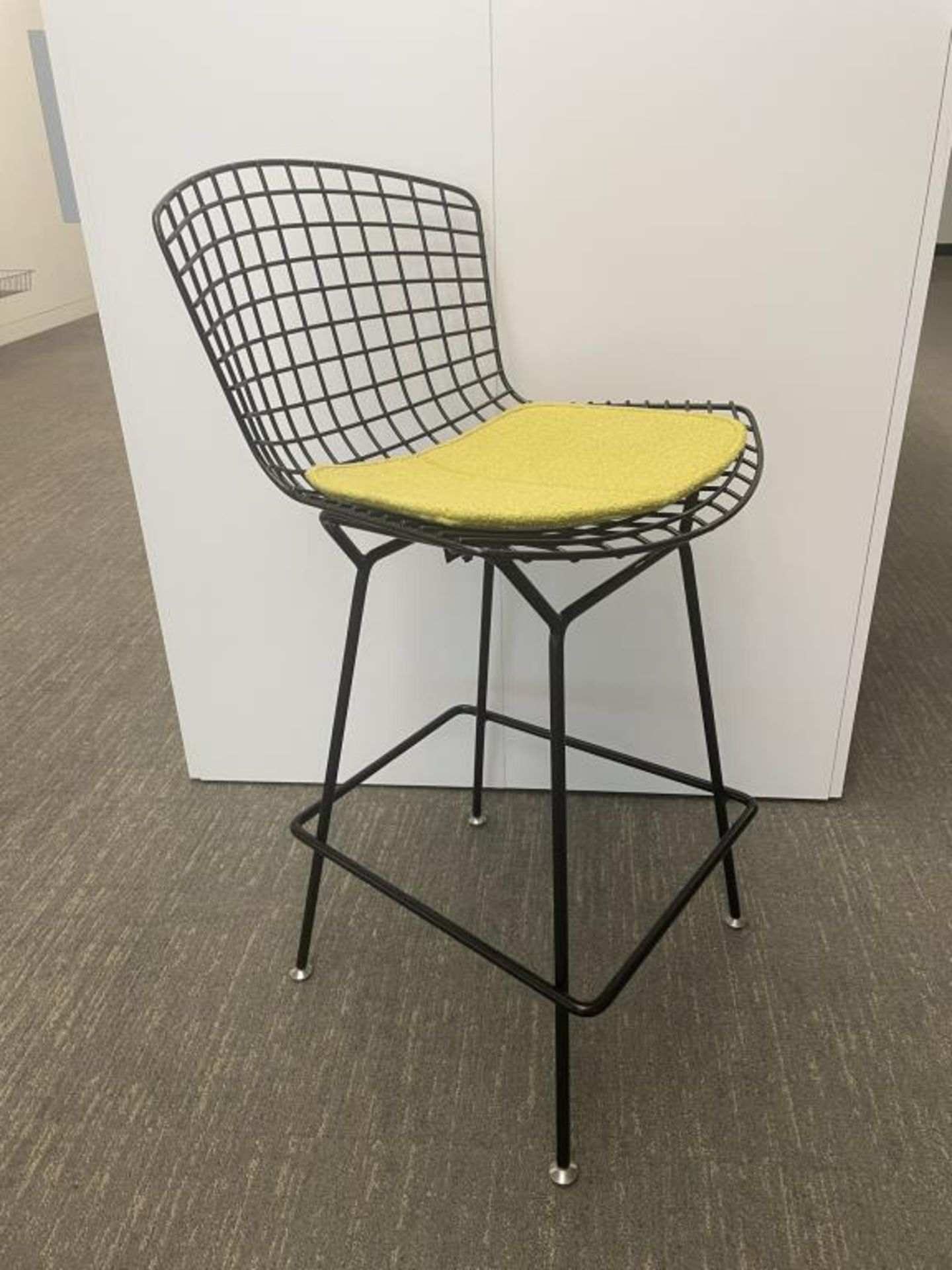 (6qty) Knoll Bertoia Stools Black - Image 3 of 5