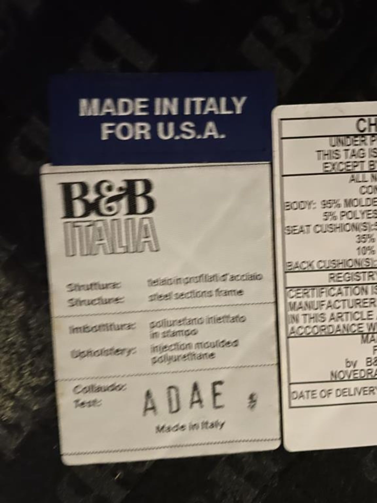 B&B Italia Ray Sectional Sofa 128"x91" - Image 3 of 5