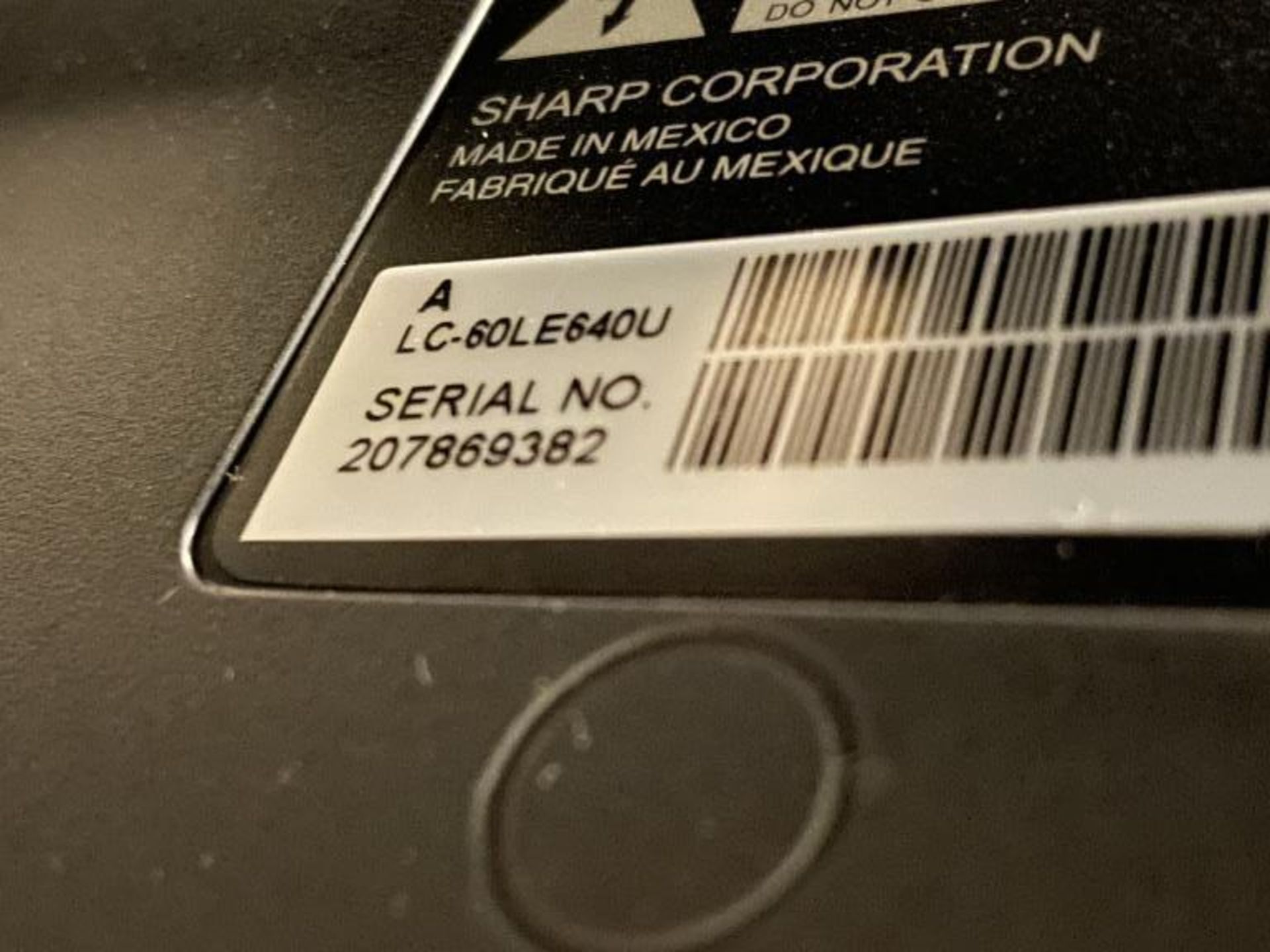 Sharp Aquos 60" LED TV & Ergotron Neo-Flex VHD Mobile - Image 2 of 6