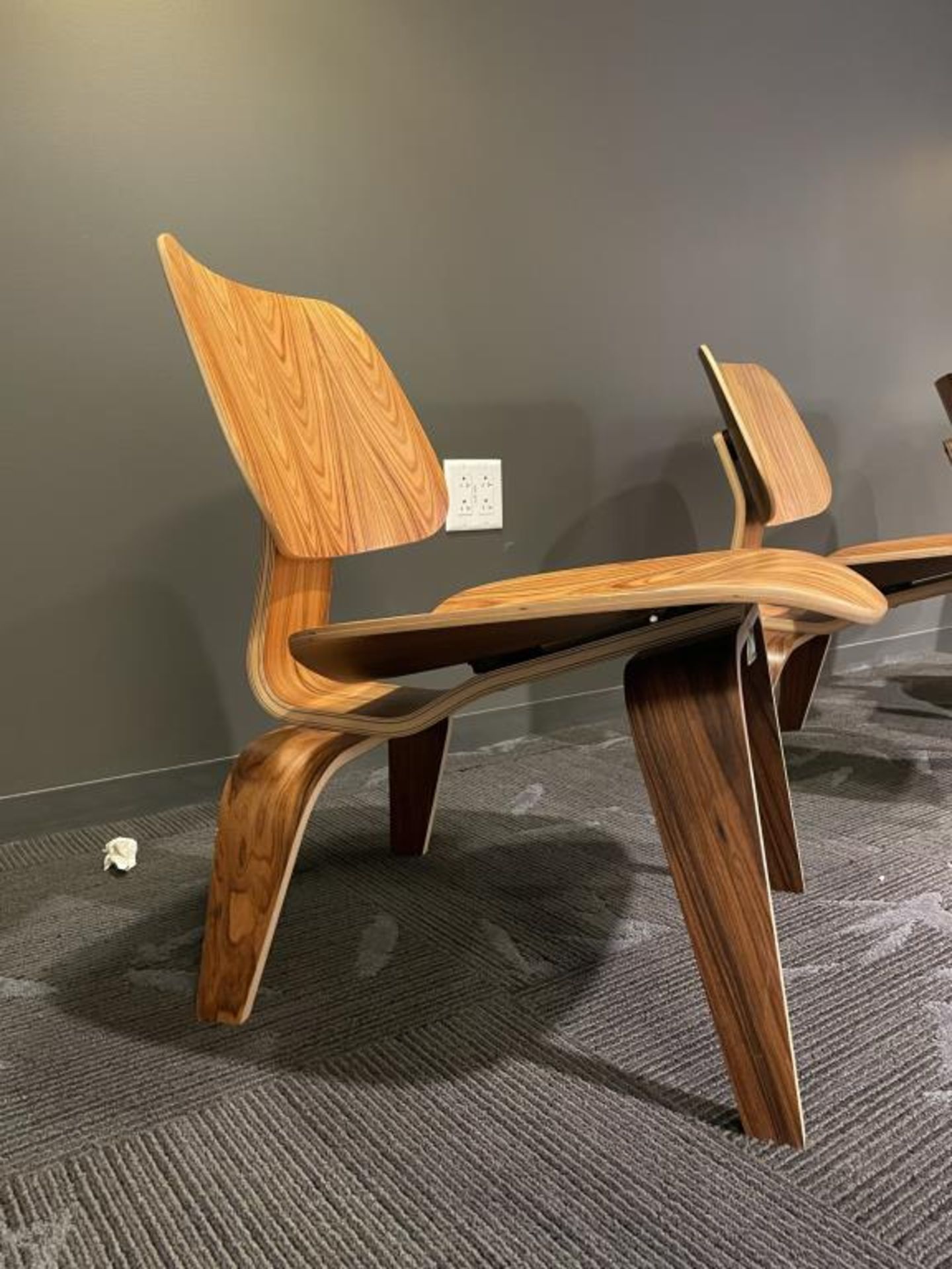 Eames LCW Molded Plywood Lounge Chair - Image 4 of 6