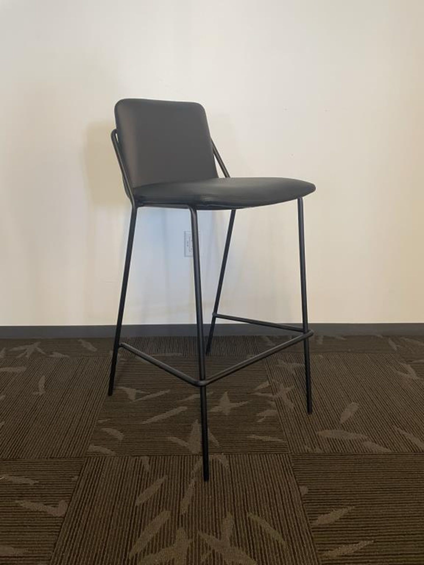 (4) M.A.D Sling Bar Stool, Black