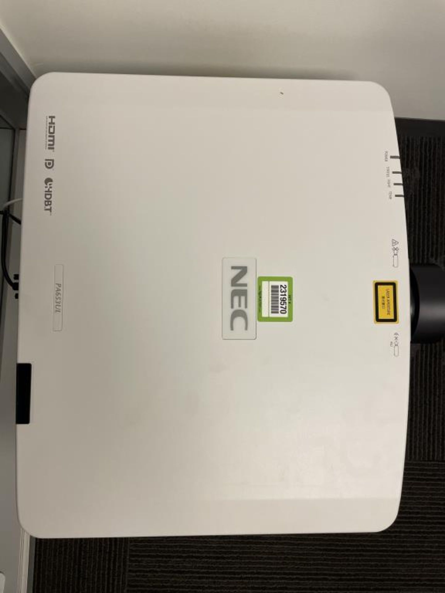 NEC NP-PA653UL 6500-Lumen WUXGA LCD Laser Projector - Image 4 of 7