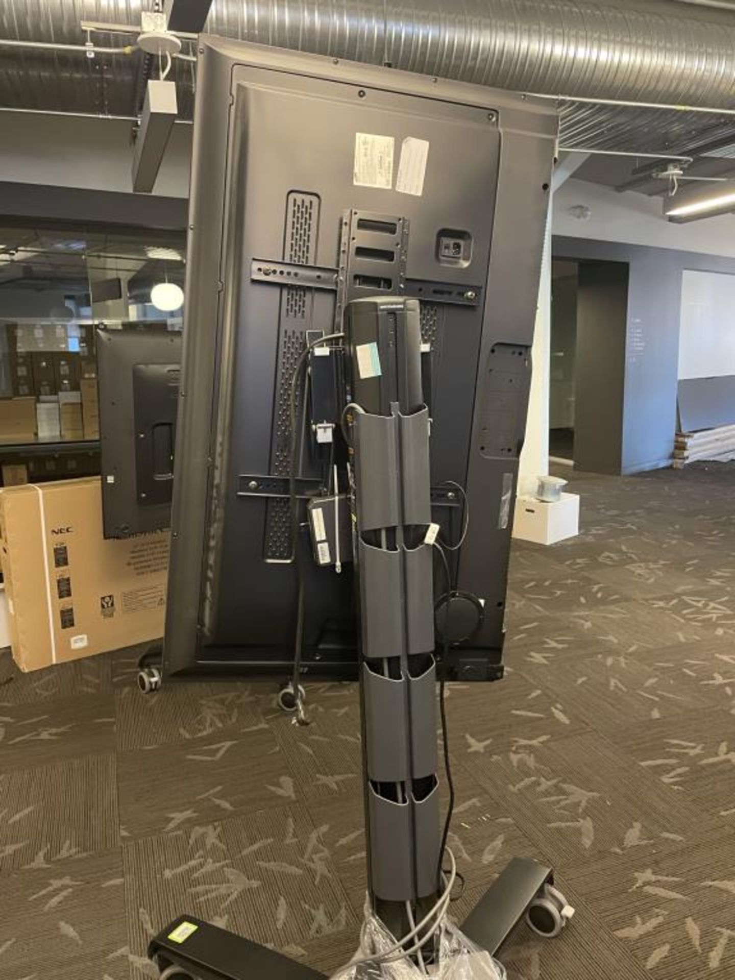 Samsung 55" Display & Ergotron Neo-Flex VHD Mobile Media Center - Image 3 of 4