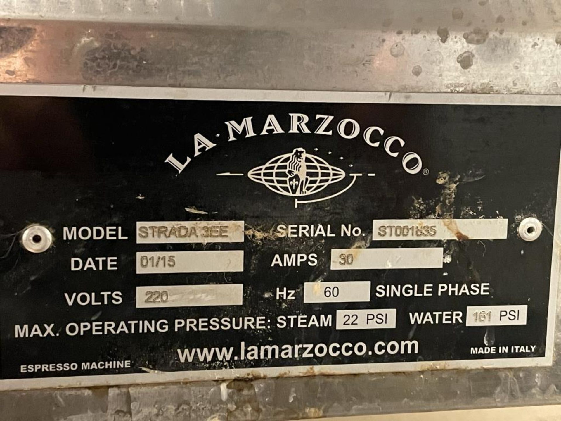 La Marzocco Strada 3EE Semi-Auto Espresso Machine - Image 3 of 9