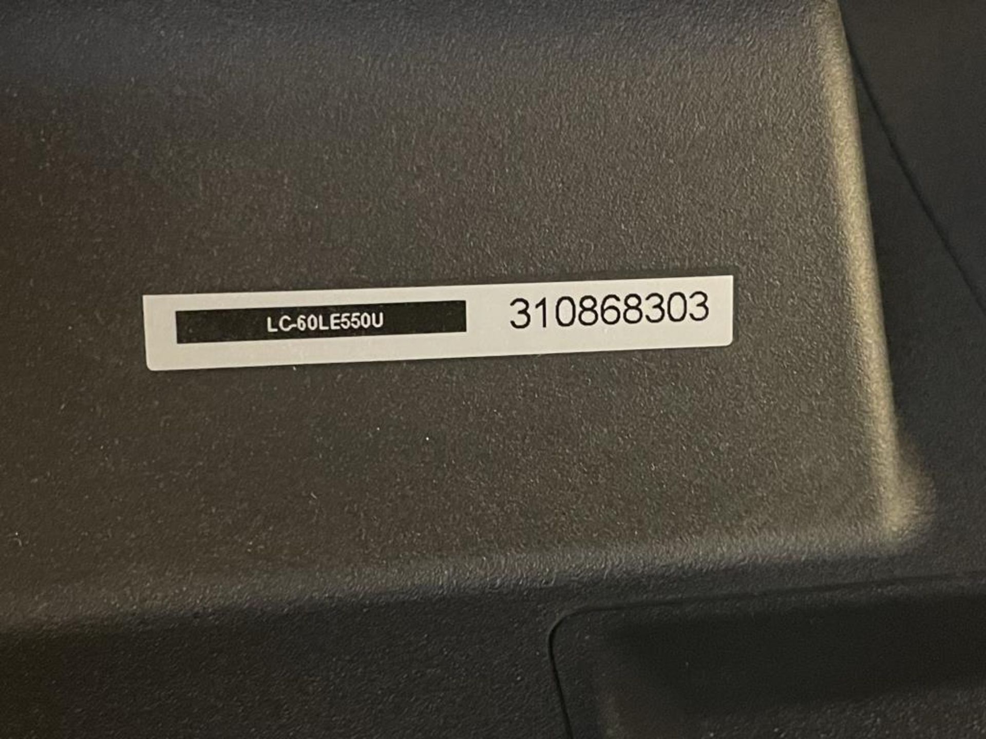 Sharp Aquos 60" LED TV & Ergotron Neo-Flex VHD Mobile - Image 2 of 6