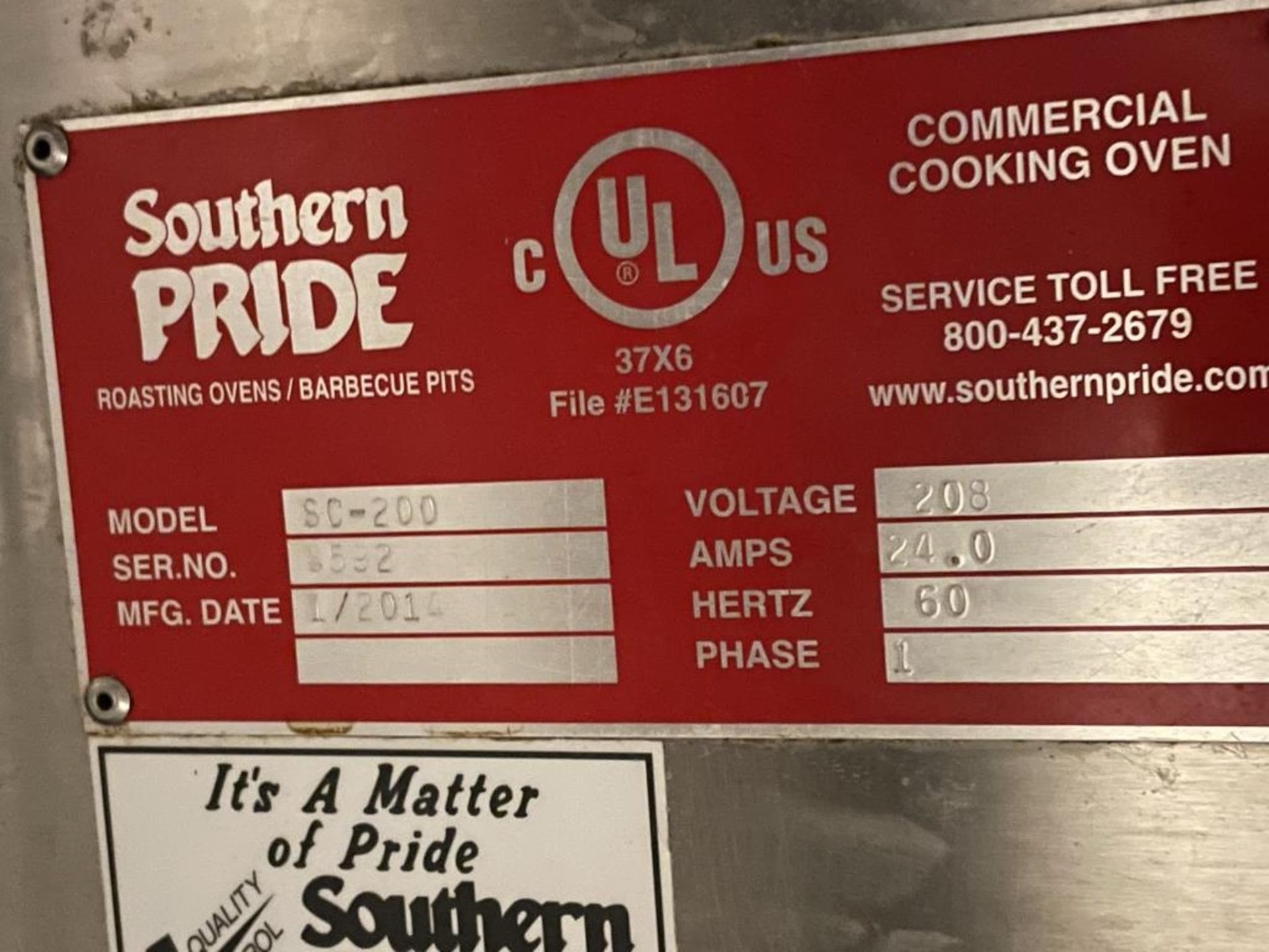 Southern Pride SC-200 Electric Smoker - Image 2 of 5