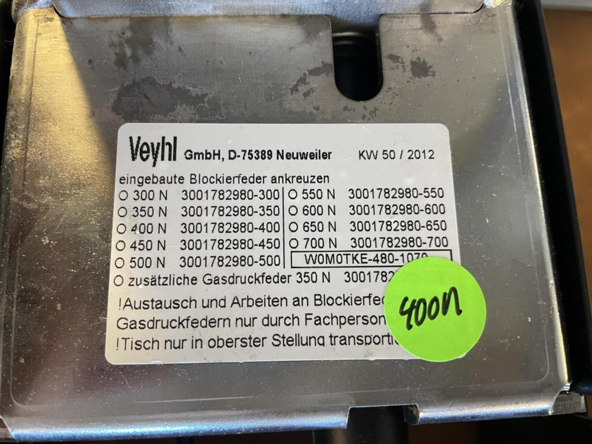 (12) Knoll 48"x 29.5" Portable Sit-Stand Desk - Image 5 of 6