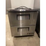 True TUC-27F SS Undercounter Freezer (2 Drawer)