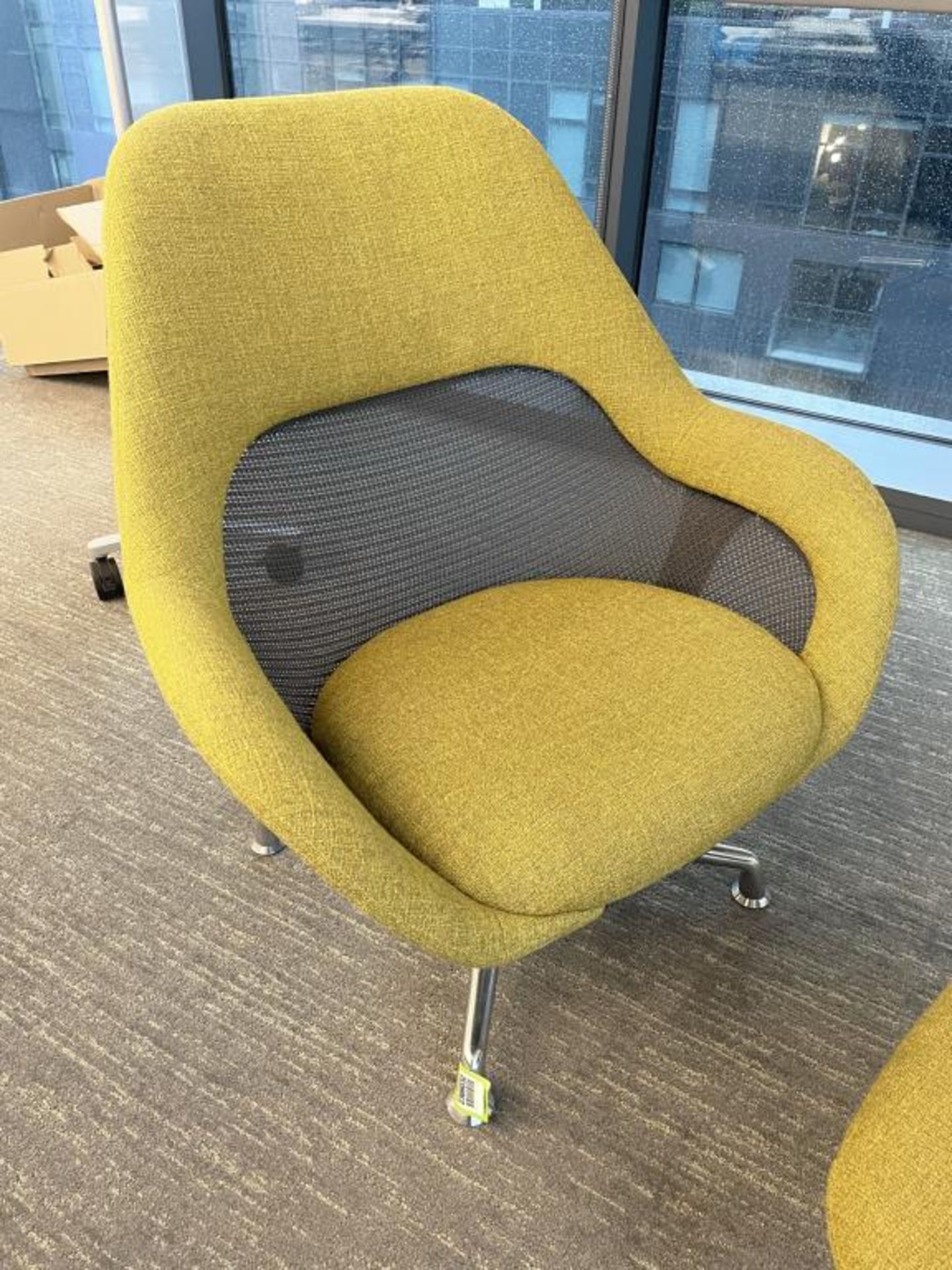 Coalesse Lowback Lounge Chair Yellow - Image 2 of 6