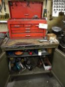 Tool Box & Cabinet w/ Contents