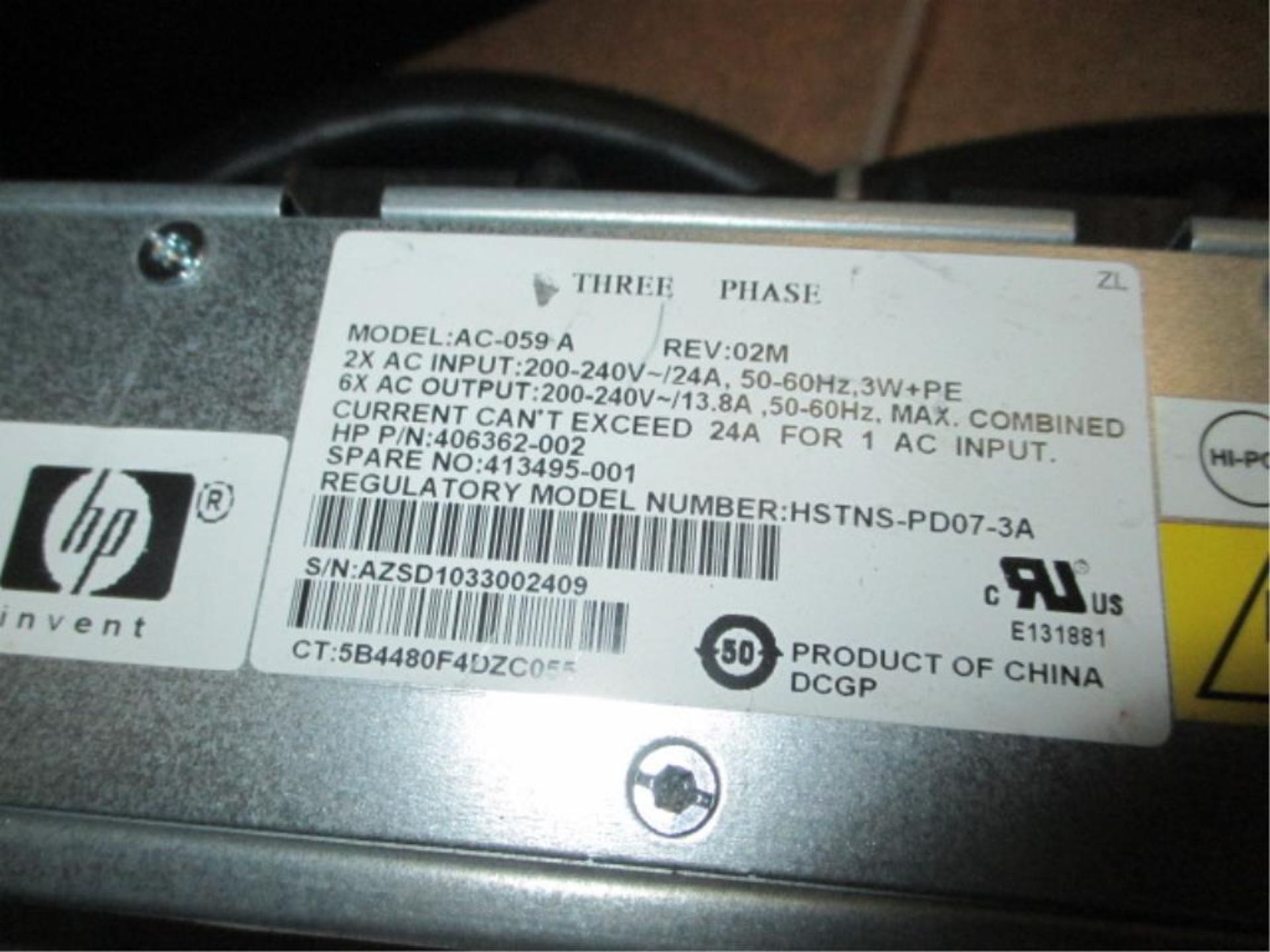 Hewlett Packard Power Modules - Image 2 of 2