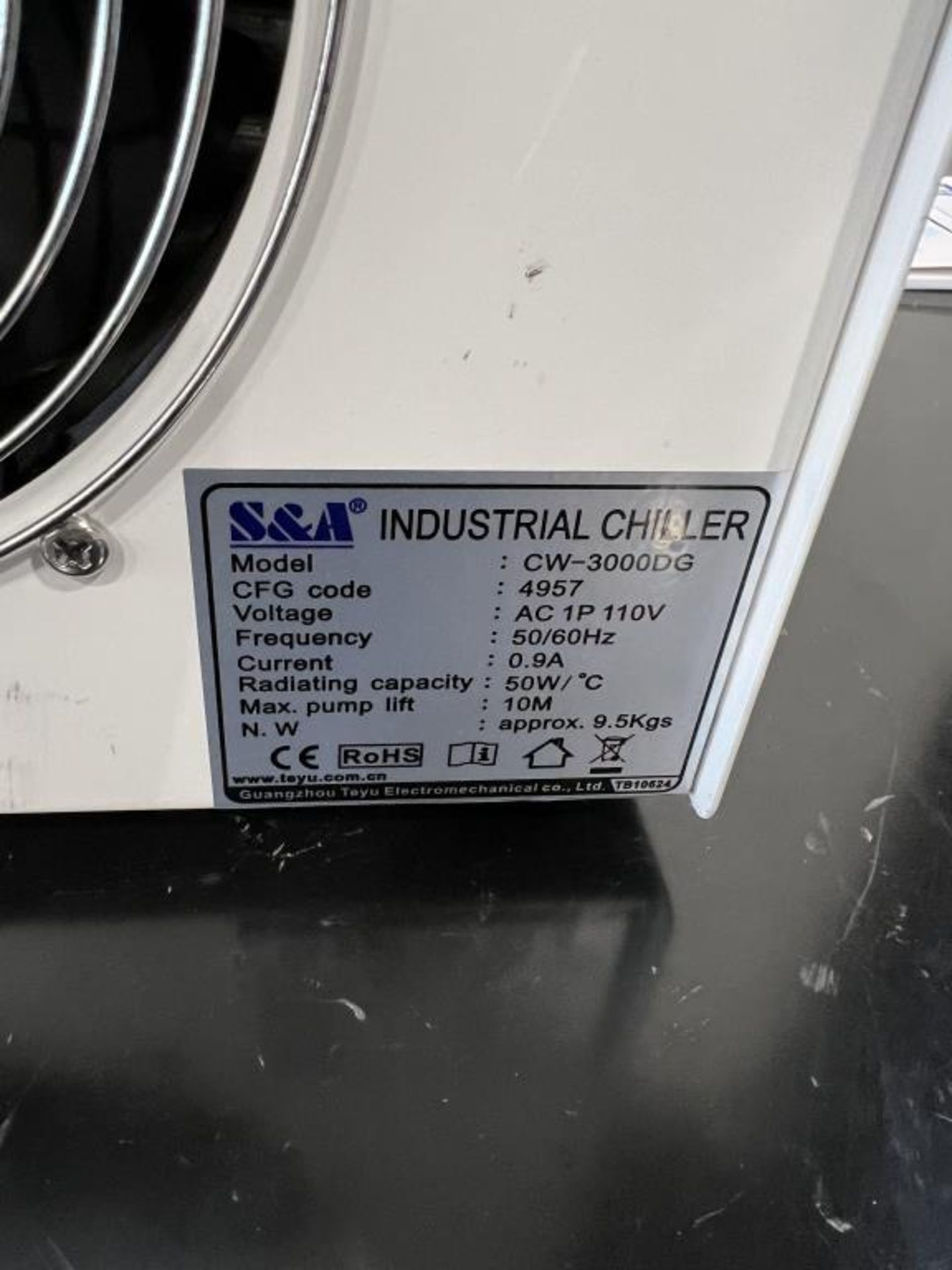 S&A Industrial Chiller - Image 6 of 6