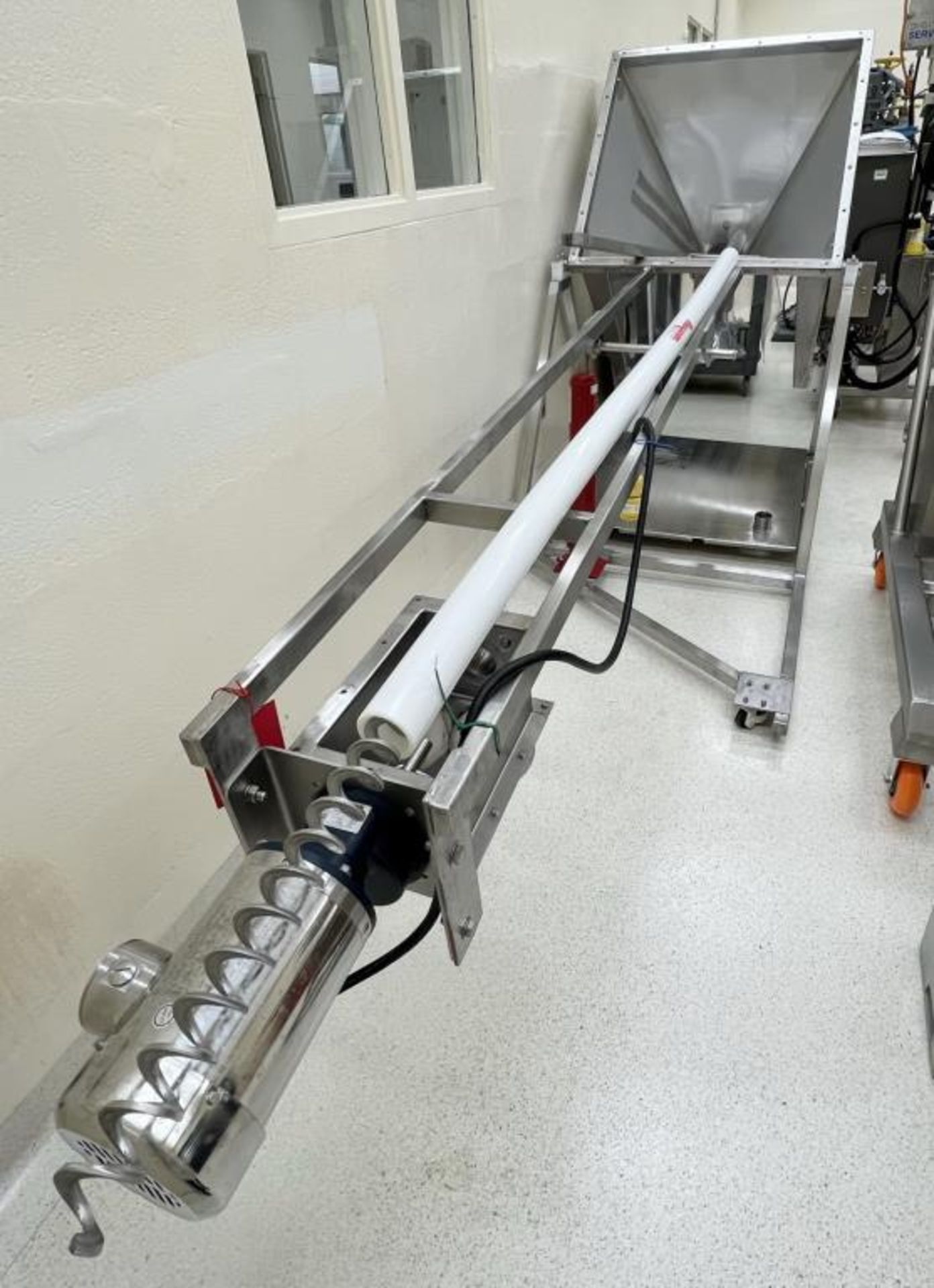 Flexicon UTK SS Flexible Screw Conveyor, Model 1250 Bev-Con