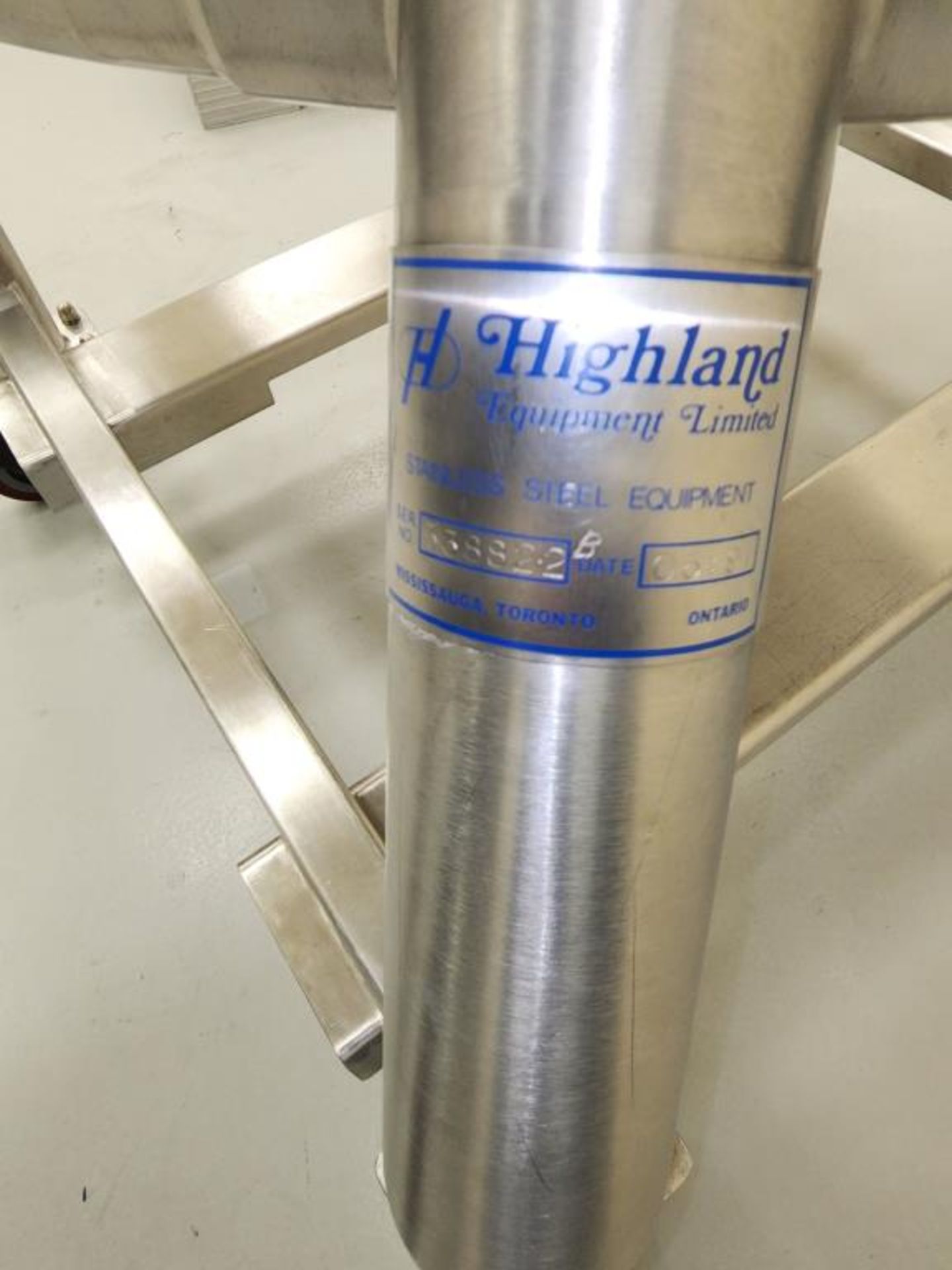 Highland 900L Stainless Steel Tank - Image 4 of 6