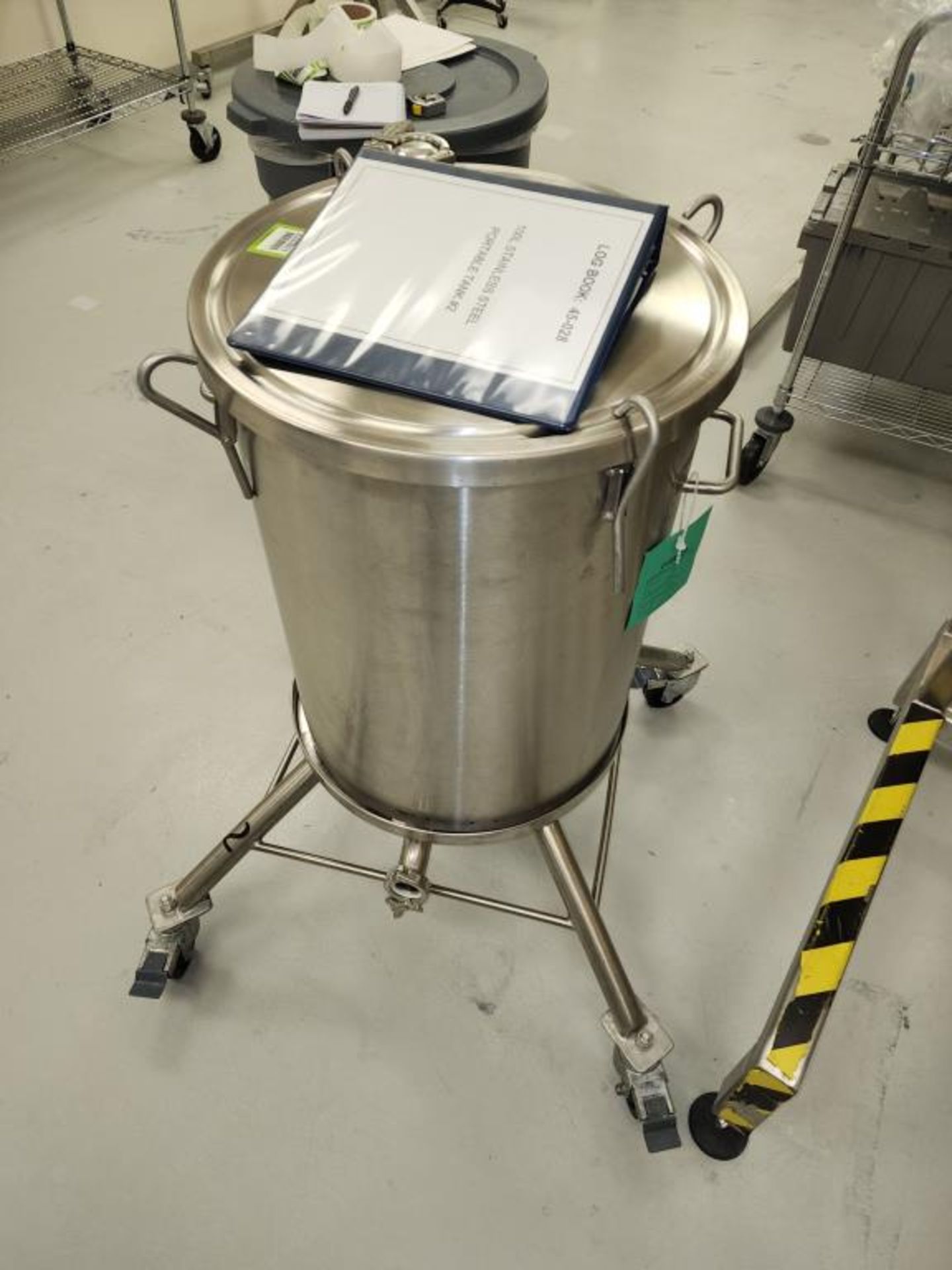 100L Stainless Steel Tank - Image 2 of 2