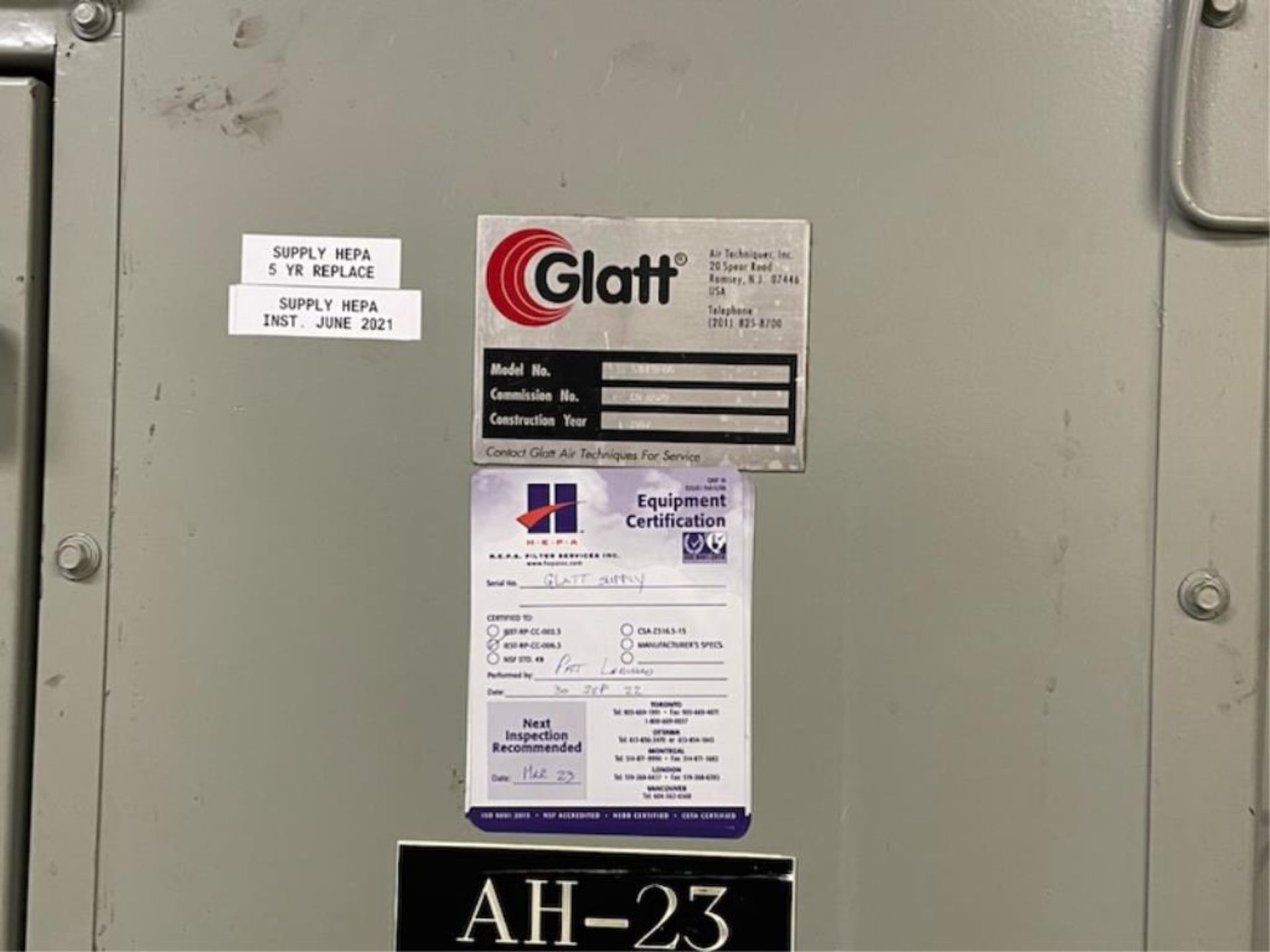 Glatt Fluid Bed Dryer, Model WSG-120 - Image 12 of 17