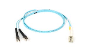10 GIG Optimized Fiber Optic Patch Cable ST/LC, 1M-10M