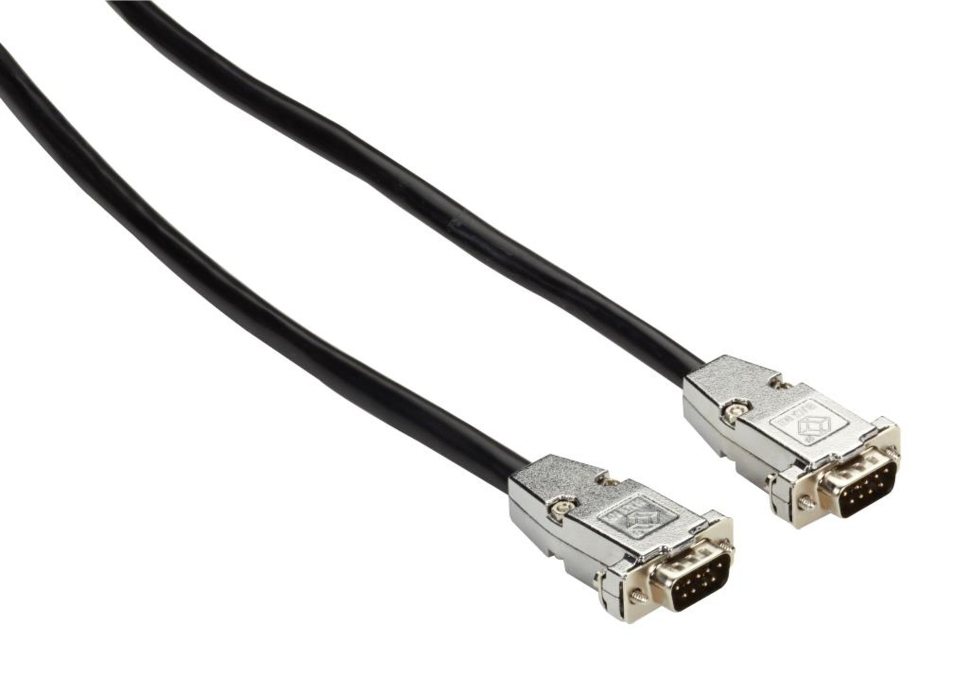 DB9 EMI/RFI Cable with Black Jacket, M-F, M-M, 5FT, 10FT - Image 2 of 3