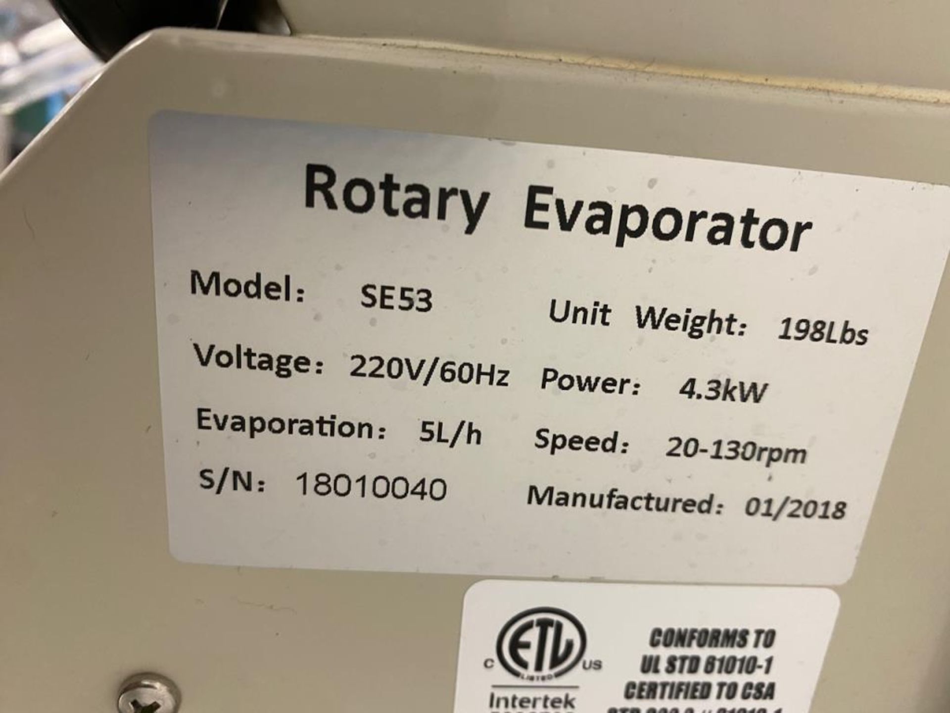 Across International Solventvap Rotary Evaporator - Image 3 of 7